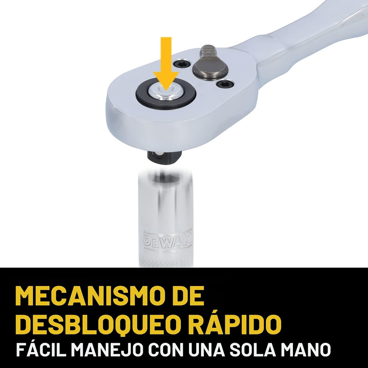 DEWALT Juego de herramientas mecánicas de 142 piezas, accionamiento...