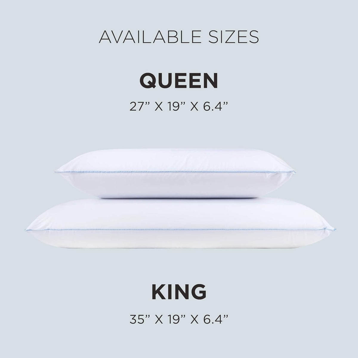 Tempur-Pedic TEMPUR-Cloud - Almohada de enfriamiento dual, tamaño K...