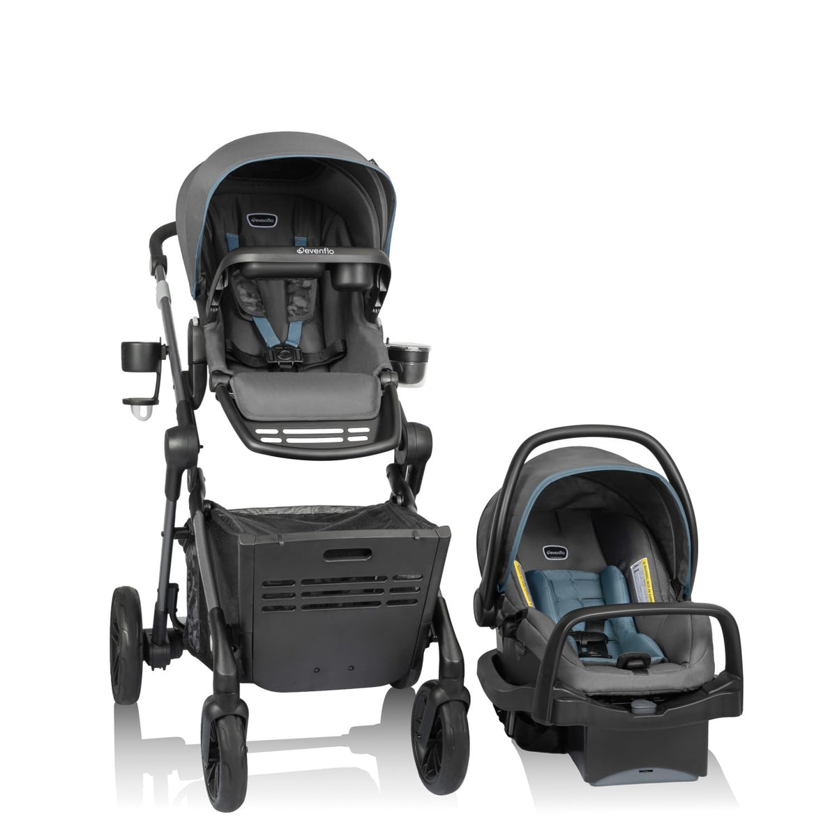 Evenflo Pivot Troop - Sistema modular de viaje para niños y mascota...