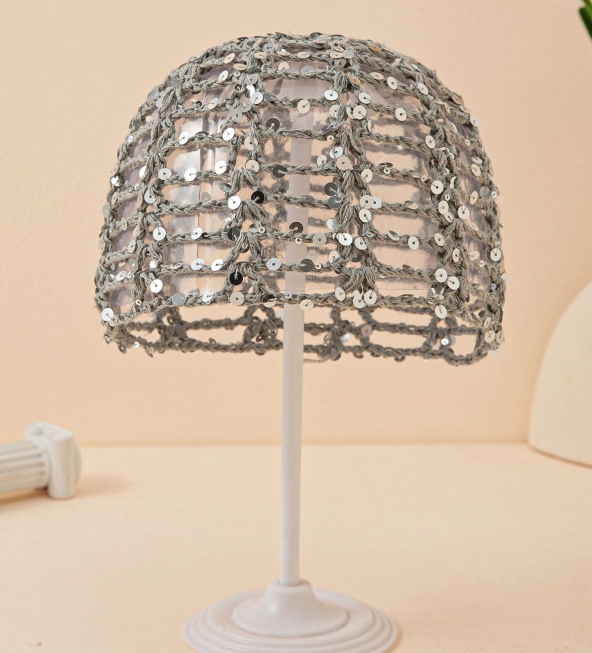 GGUHHU Gorro de verano con lentejuelas para mujer, gorro de fiesta...