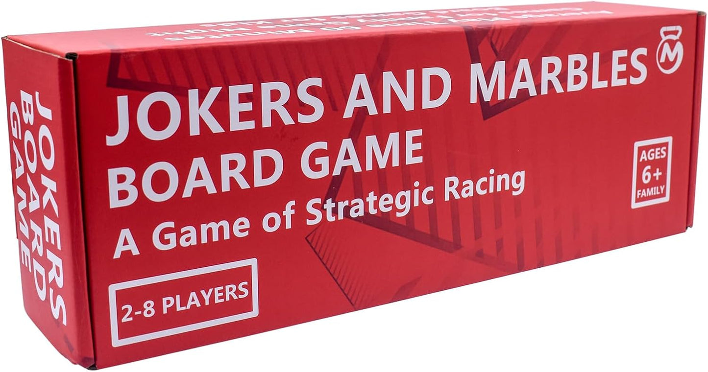 MUCITAGF Juego de Canicas y Jokers de Mesa con Clavos y Cartas Joke...