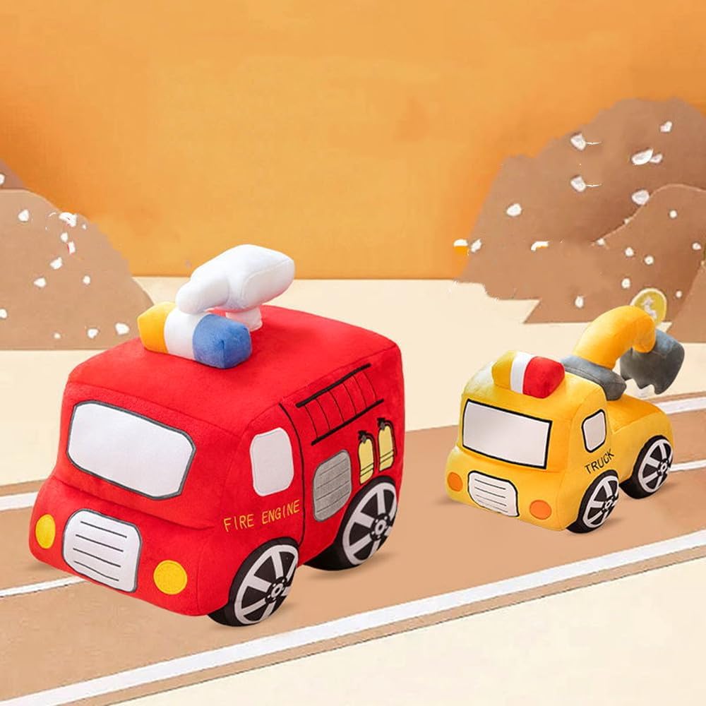 XIYUAN Coche de peluche de autobús de simulación de autobús escolar...