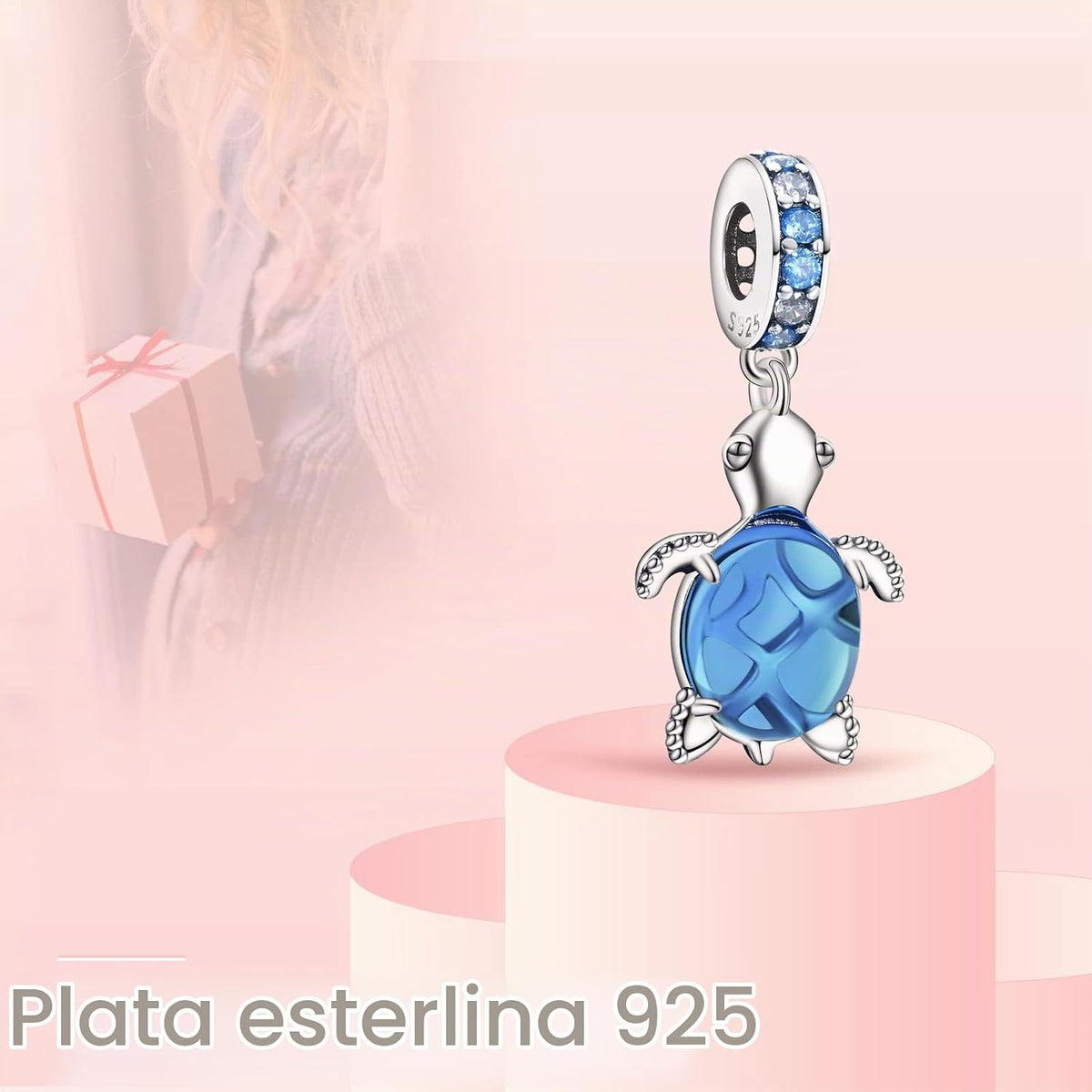 MITSOKU Dijes de plata de ley 925 para pulseras y collares, diseño...
