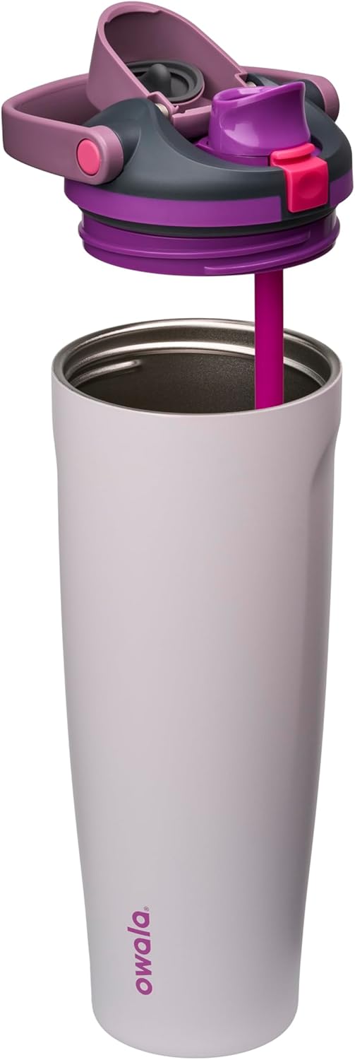 Owala FreeSip, Sway - Botella térmica de acero inoxidable, con boqu...