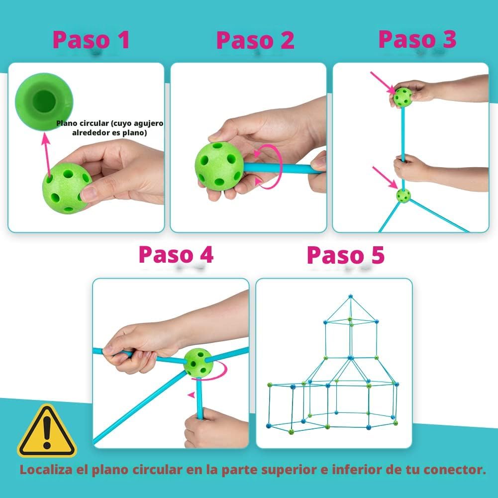 Obuby Fuerte de construcción para niños Juego de construcción 85\/1...