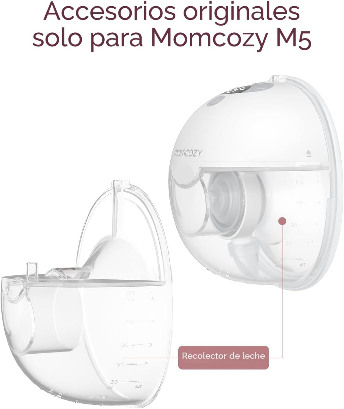 Momcozy M5 Accesorios de repuesto originales, recolector de leche,...