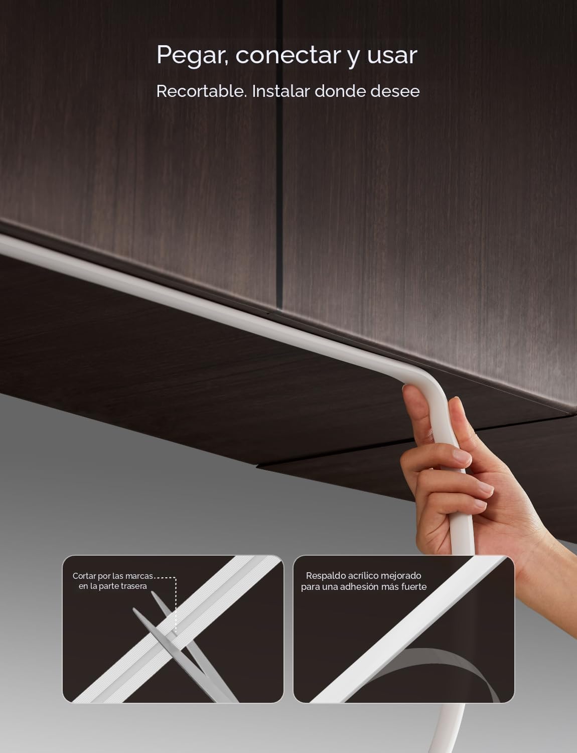 Govee - Tira de luces LED COB Pro, luces LED para dormitorio compat...