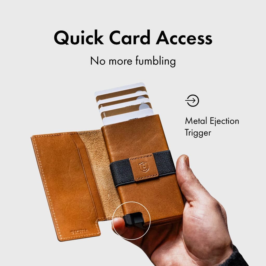 Ekster Cartera para Hombre PRO | Cartera Minimalista de Cuero Parli...
