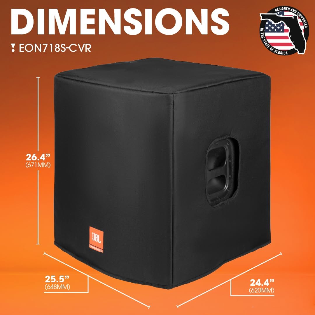 JBL Bags - Funda para subwoofer diseñada para altavoces JBL EON 718...