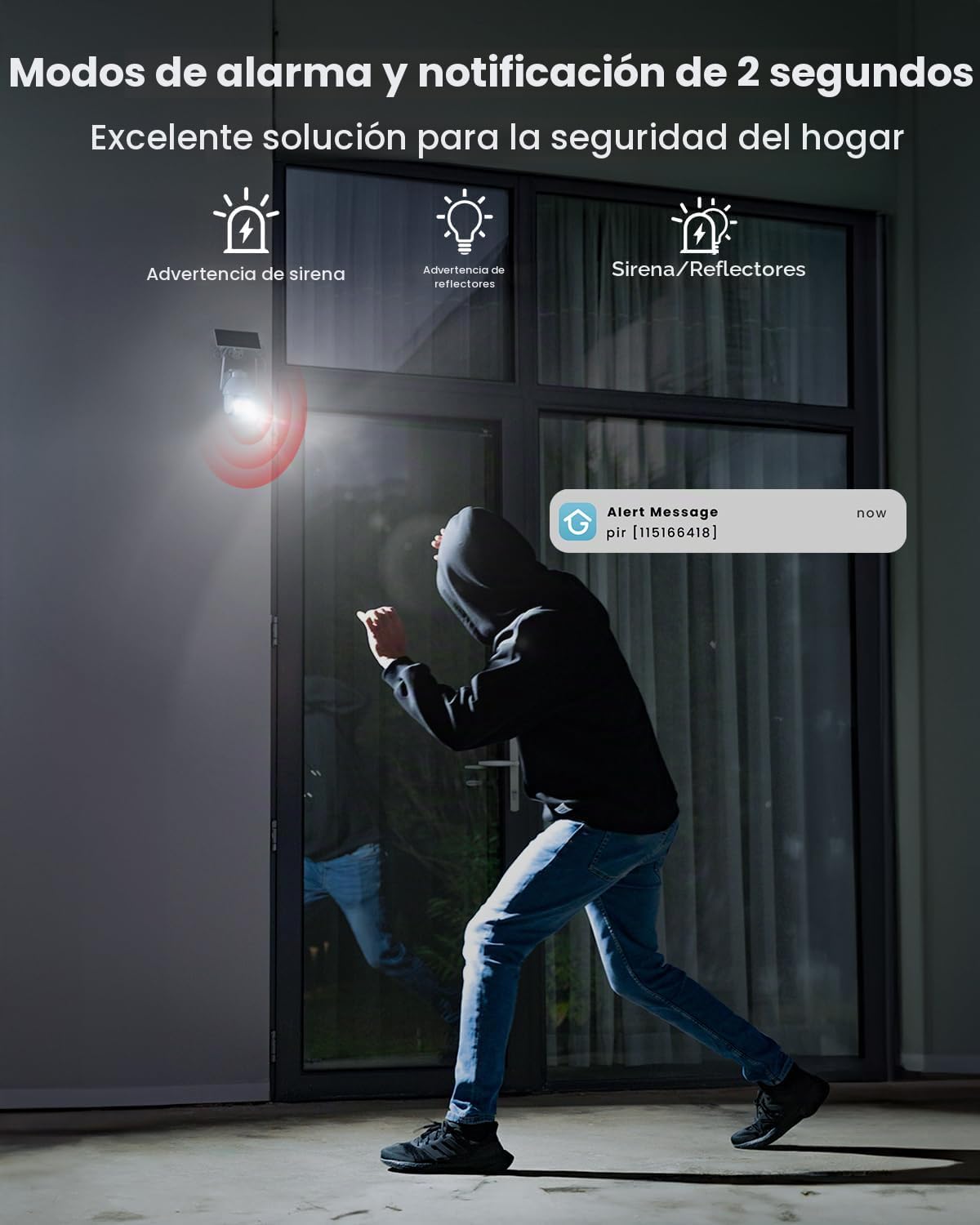 ieGeek Cámaras de seguridad inalámbricas para exteriores, cámara Wi...