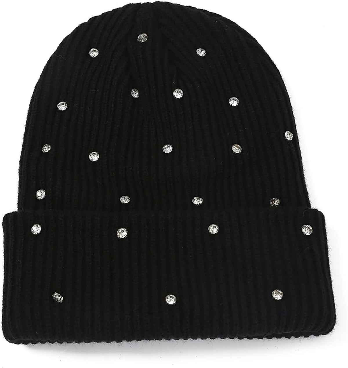 Julpsk Gorro de lujo brillante con diamantes de imitación para el i...