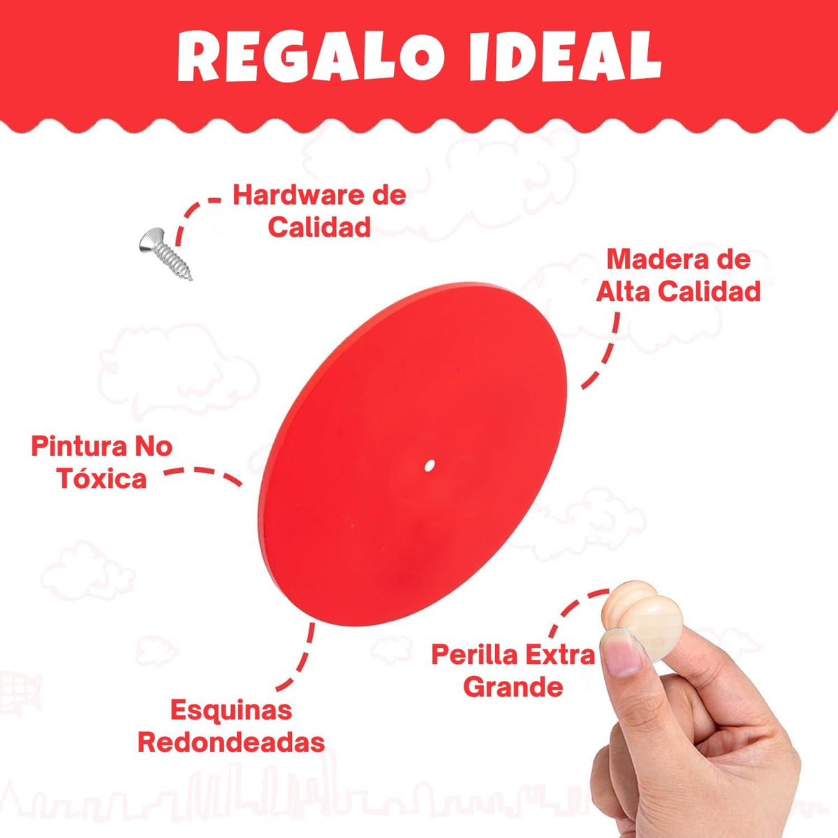 Kit de Juguetes Montessori para Bebés - Espejo Montessori, Peekaboo...