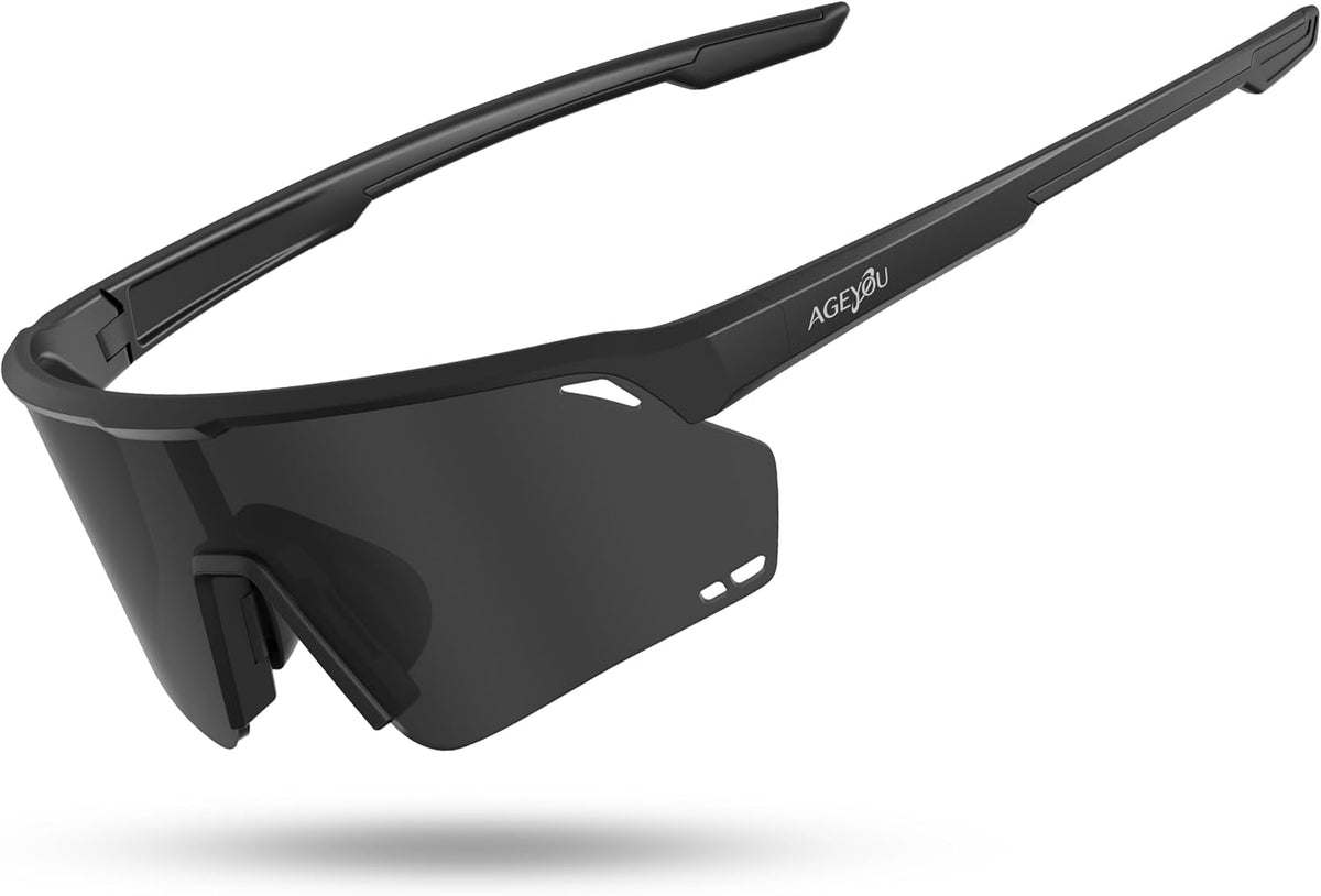 AGEYOU Gafas de sol deportivas polarizadas para hombres y mujeres |...