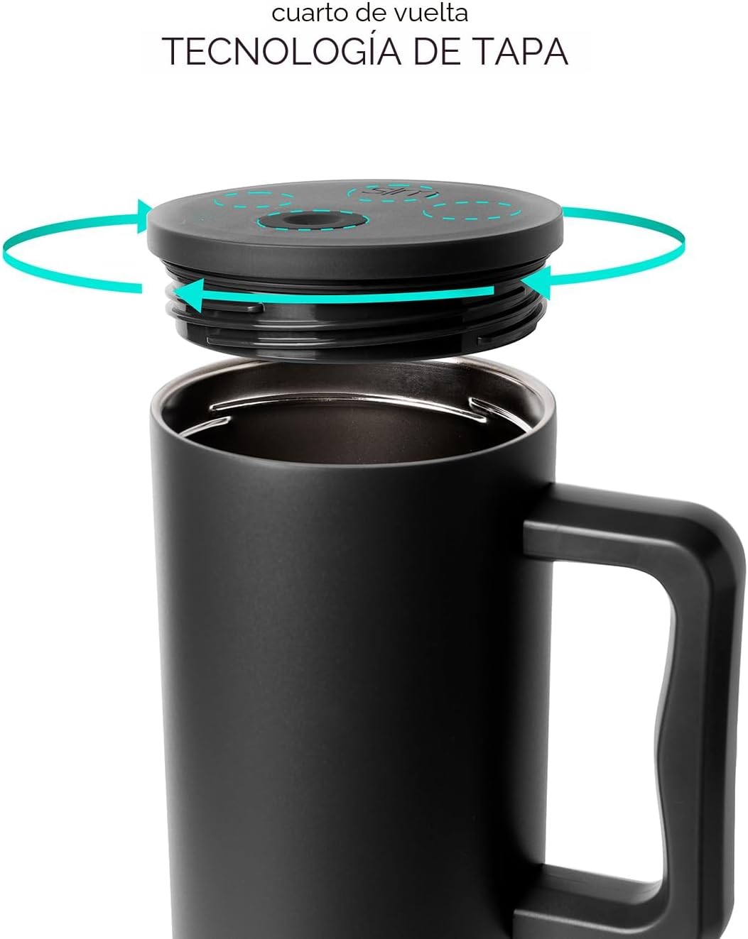 Simple Modern Disney - Vaso de 40 onzas con asa y tapa con pajilla,...