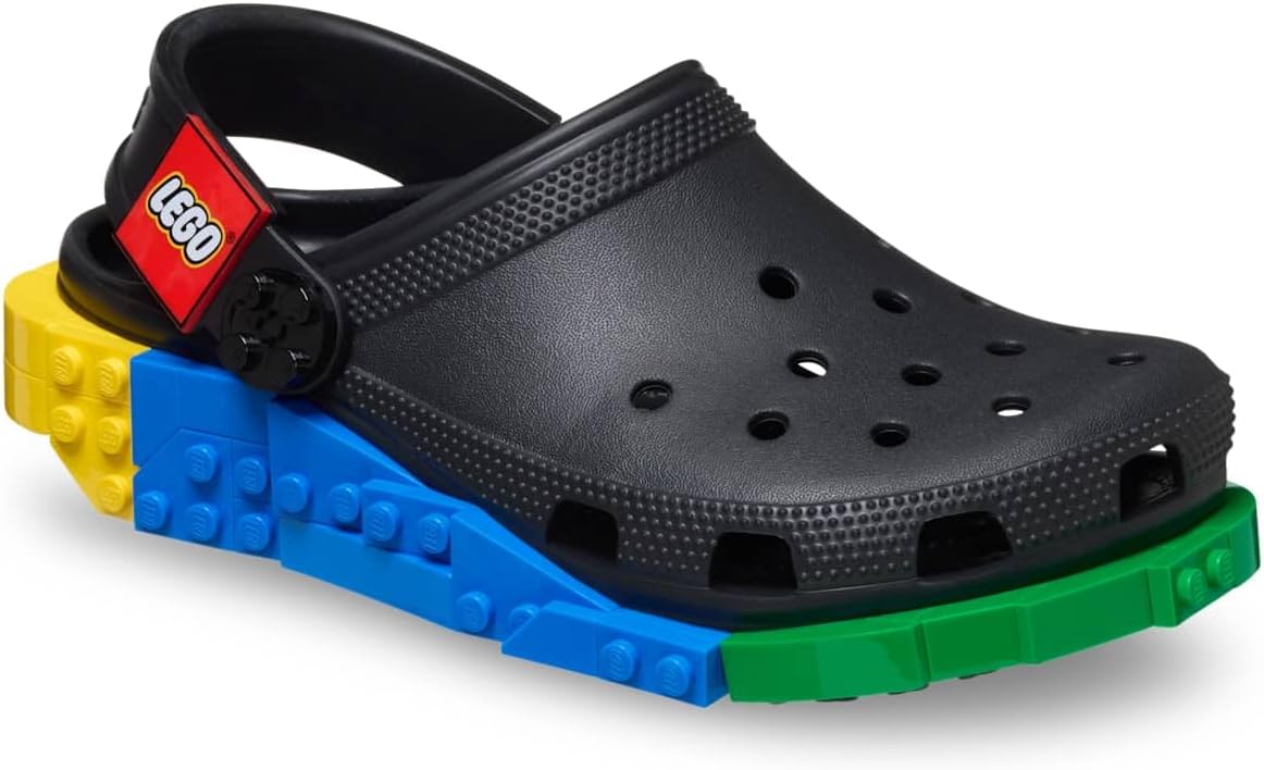 Crocs Zuecos clásicos unisex para adultos, con sistema LEGO para mu...