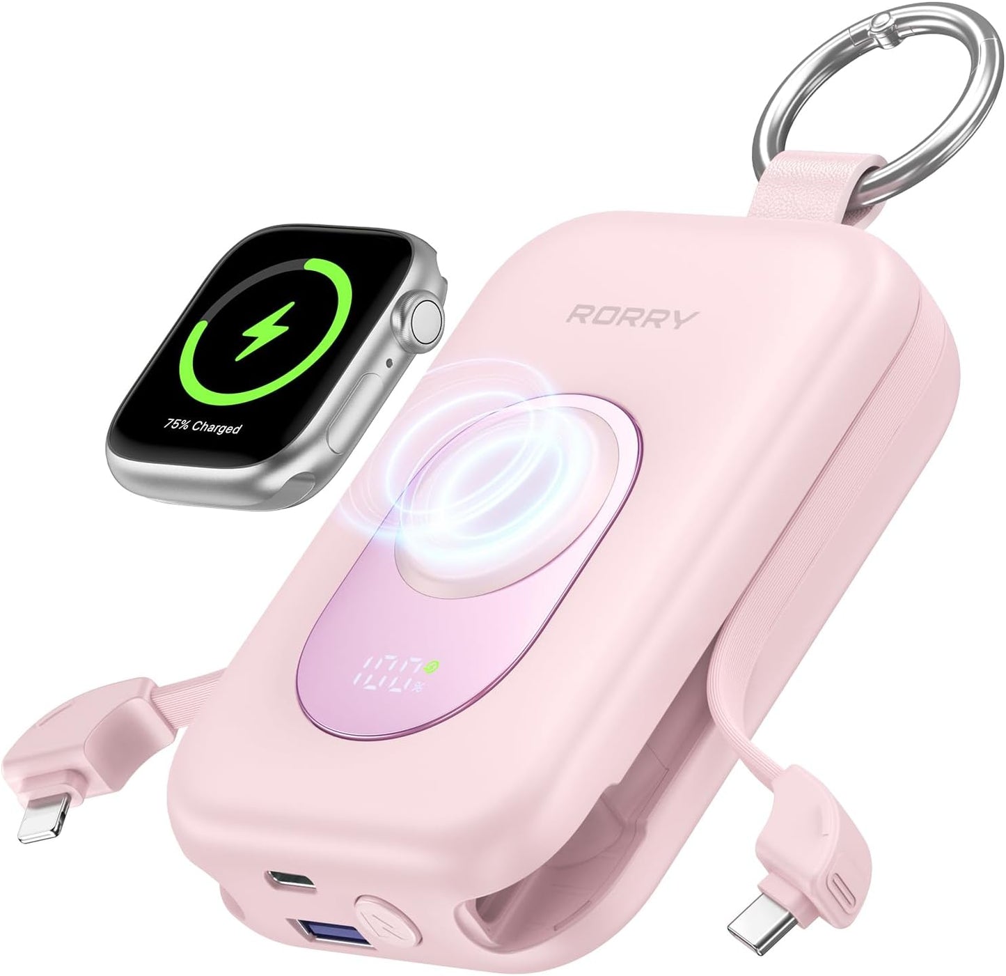 RORRY Cargador portátil CharmGo, 20000mAh PD 30W cargador portátil...
