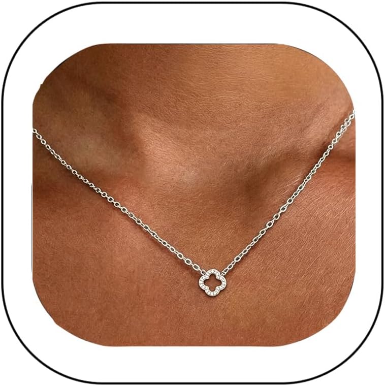 ZIVUYTAQ Delicados collares de oro para mujer, moderno, no se deslu...