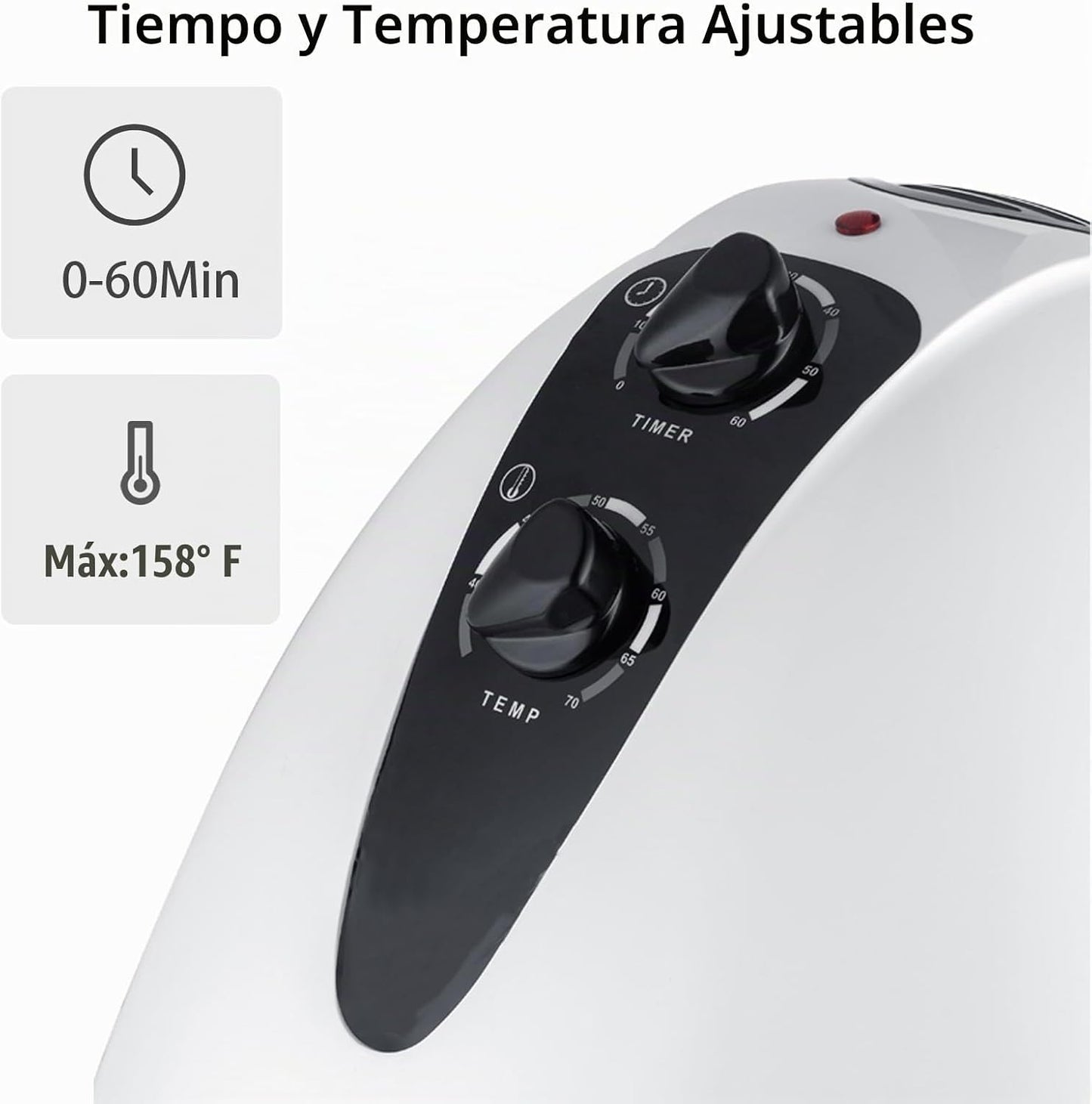 OIYALI Secador de pelo profesional con capucha de 1000 W, secador d...