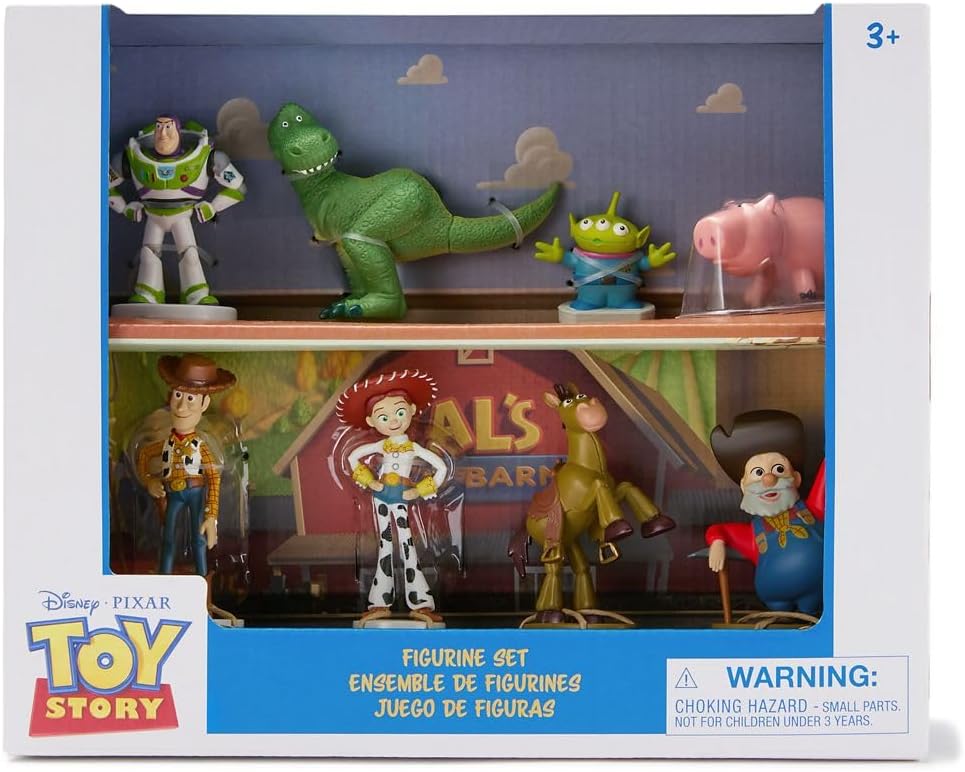 Disney Store Juego de figuras oficiales de Toy Story, 8 figuras de...