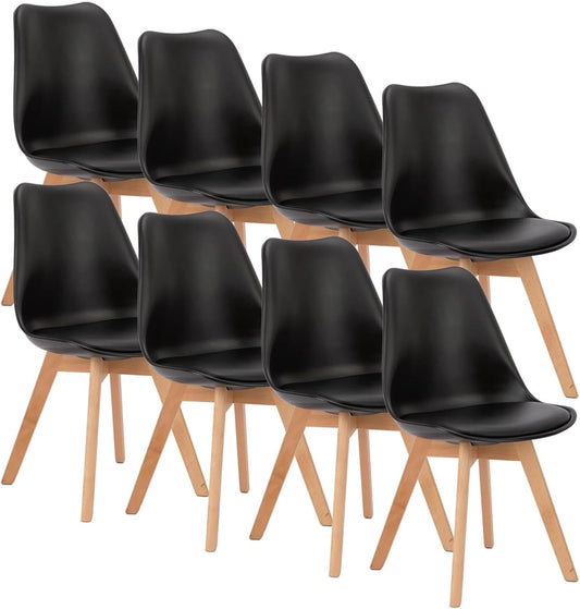 OLIXIS Juego de 8 sillas de comedor, sillas de cocina modernas de m...