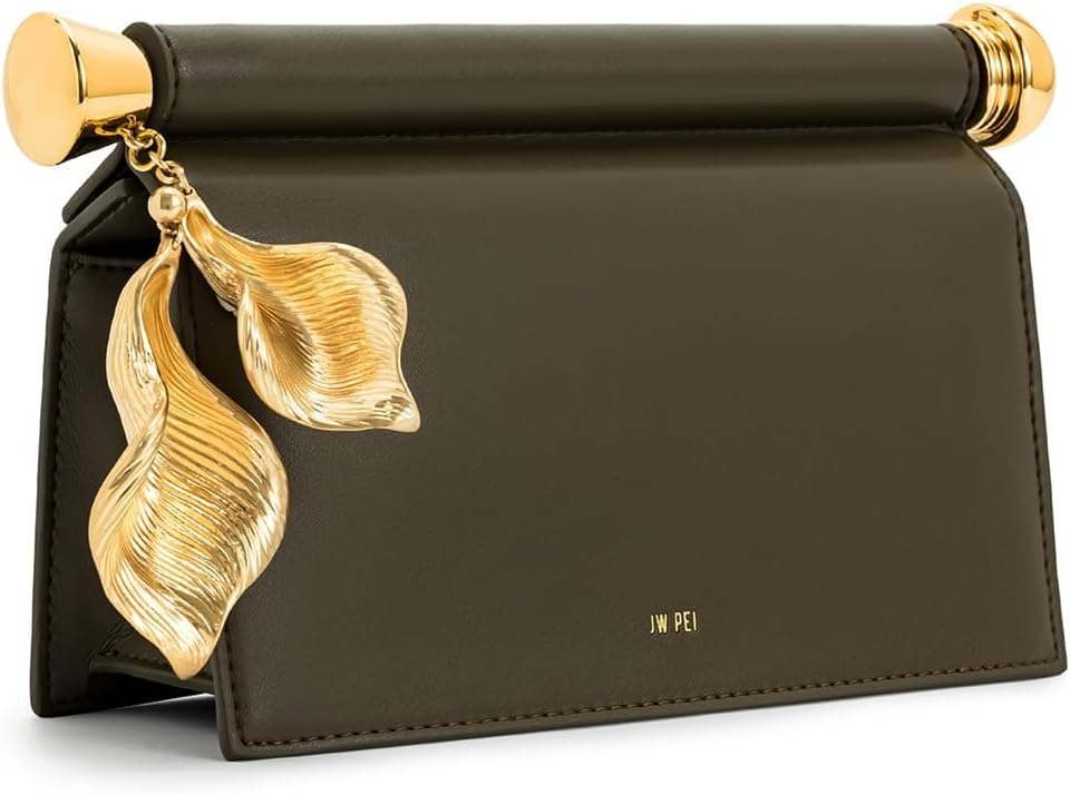 JW PEI Bolso de mano con colgante de metal adornado para mujer Holly