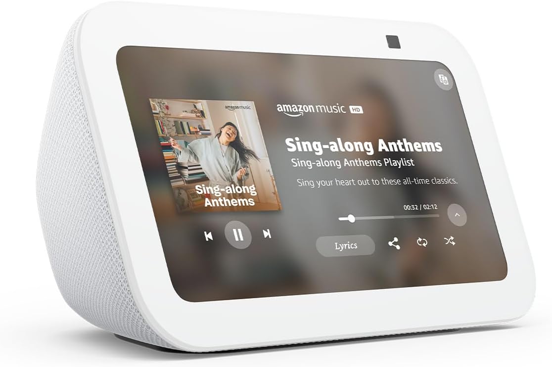 Amazon Echo Show 5 (modelo más reciente), Pantalla inteligente con...