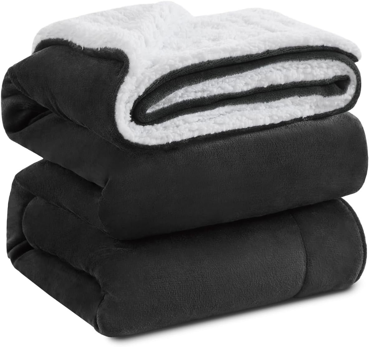 KAWAHOME - Manta de forro polar de sherpa súper suave, extra cálida...