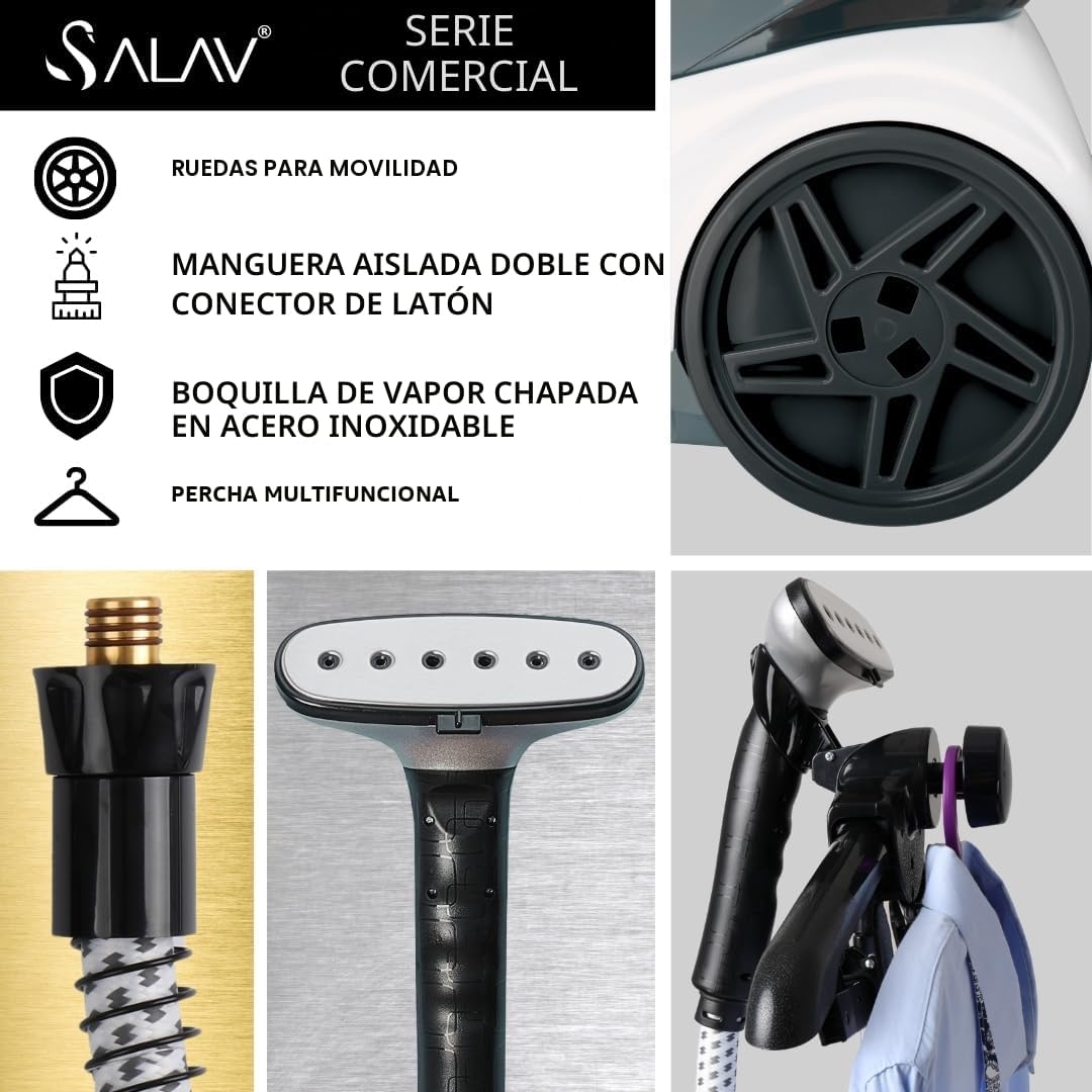 SALAV Vaporizador de ropa comercial de servicio pesado de tamaño co...