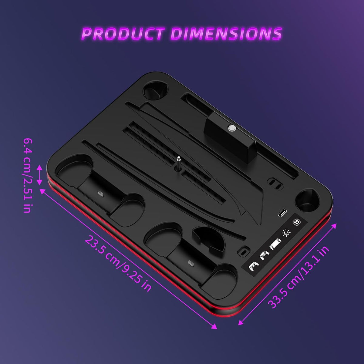Estación de refrigeración para consola PS5 Slim, para PlayStation P...