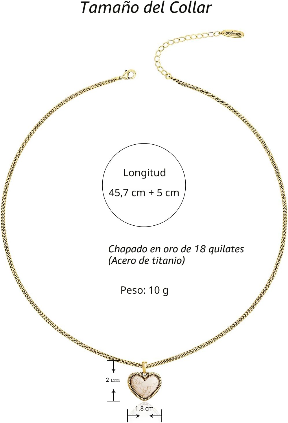 Collar con colgante de corazón vaquero de turquesa de Montana West...