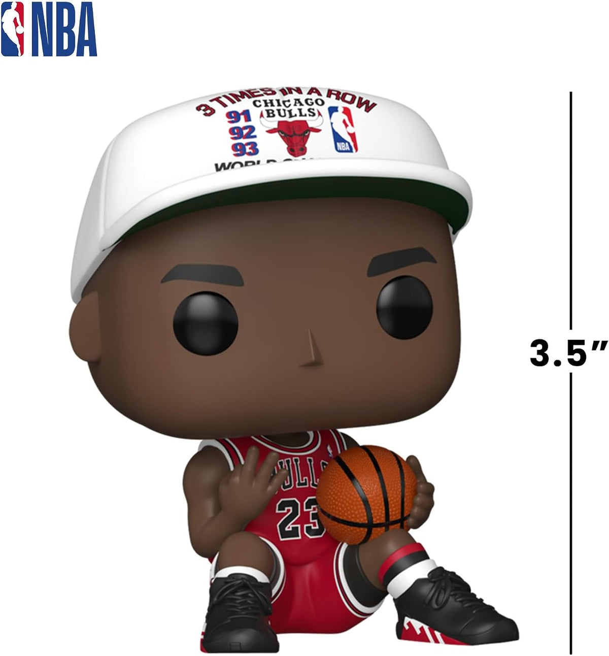 Funko Pop! NBA: Bulls - Michael Jordan - 3X en Fila - Figura de Vin...