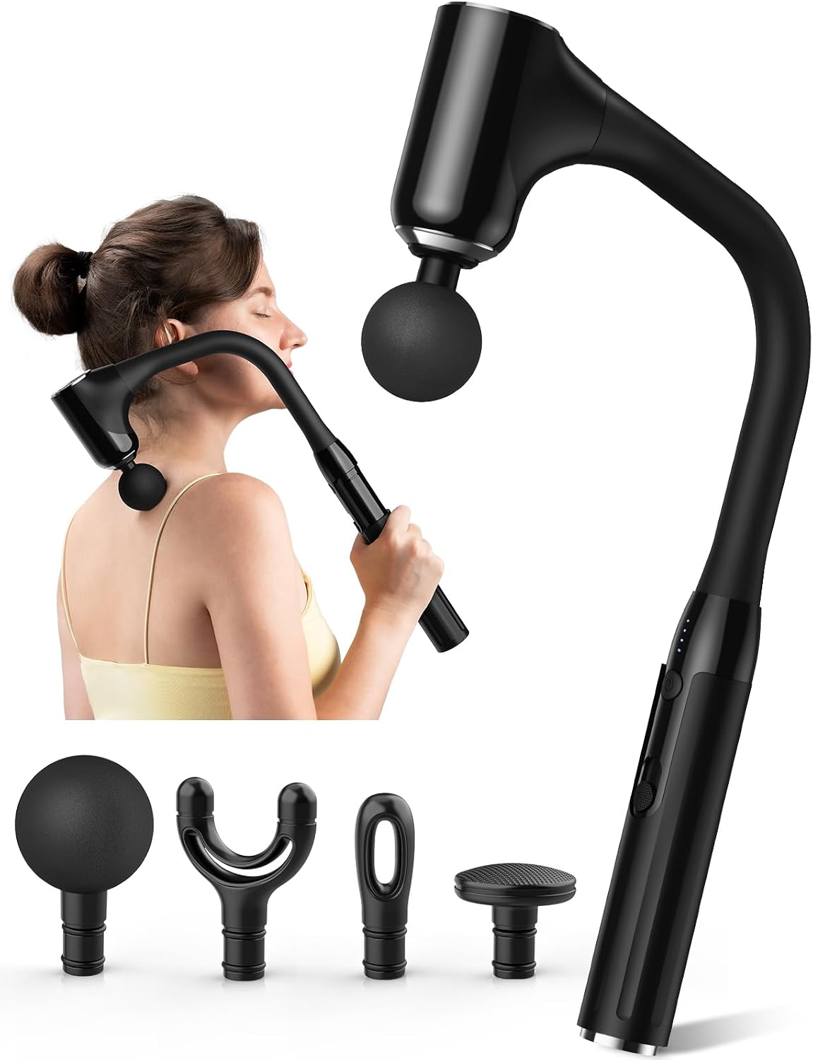 FVZ Pistola de masaje para masaje de espalda de tejido profundo con...