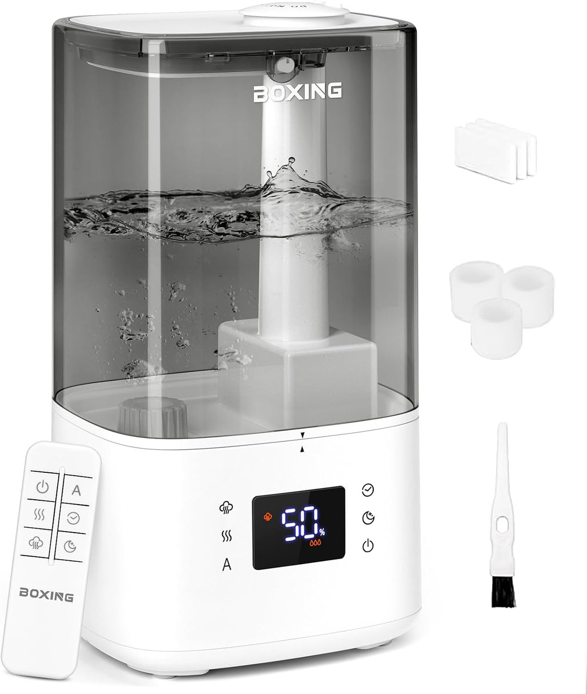 BOXING - Humidificadores de niebla cálida y fría de 6L para dormito...