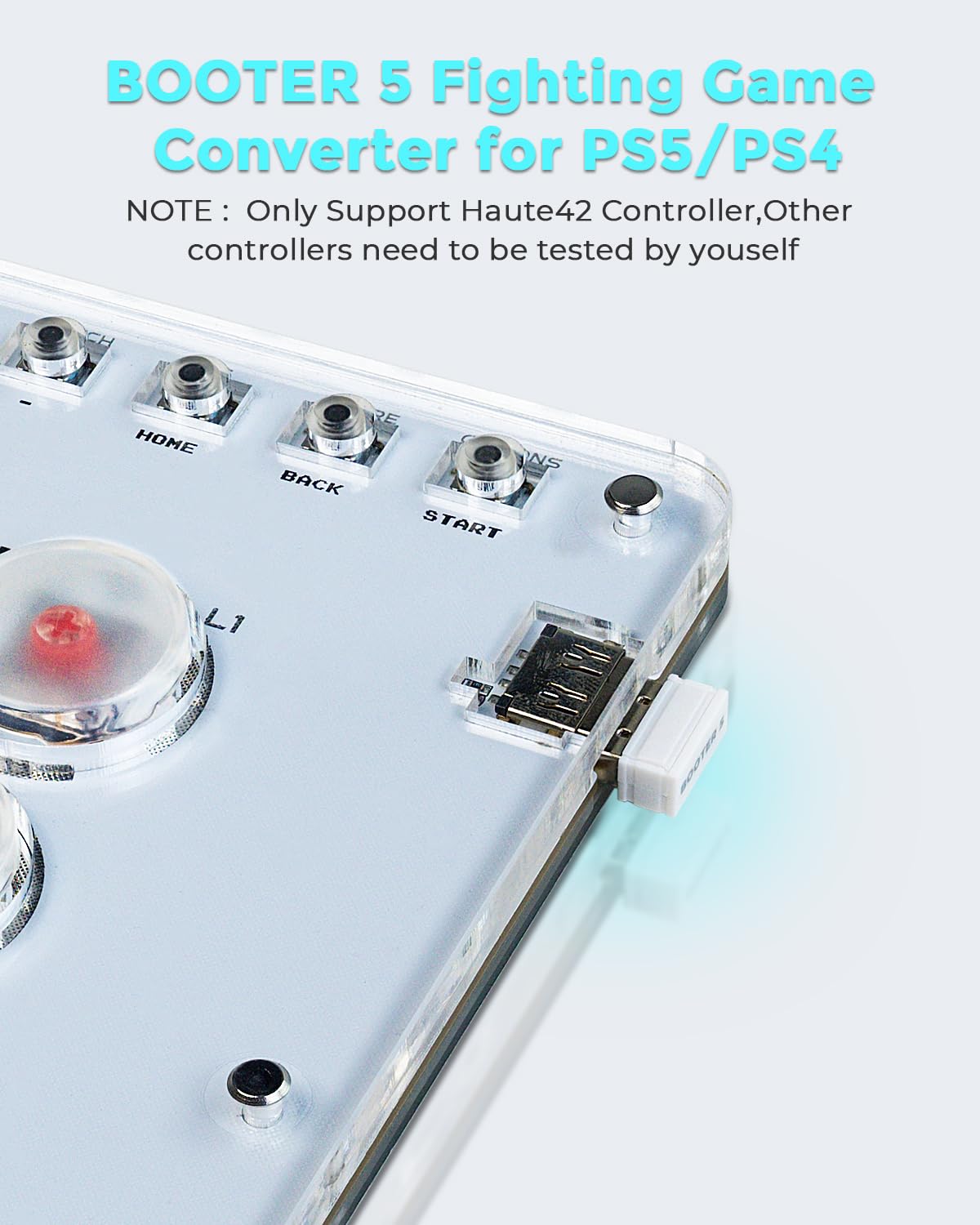 Haute42 Adaptador Dongle USB Booter5 para Juegos de Lucha de Consol...