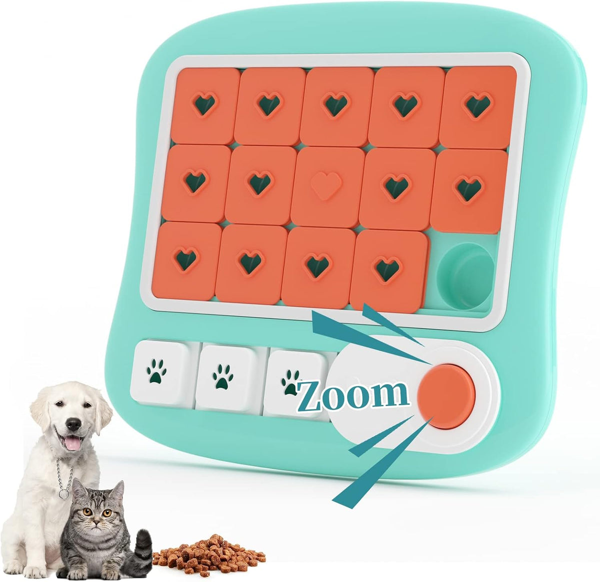 FOXMM Juguetes de Rompecabezas para Perros, Juguete Interactivo de...