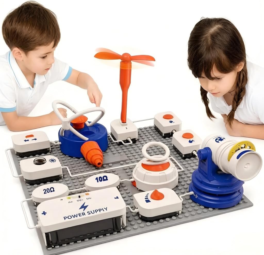Kits de ciencia STEM para niños, kit de exploración de electrónica,...