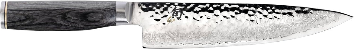 Cuchillo de chef Shun Premier gris de 8 pulgadas, cuchillo de cocin...