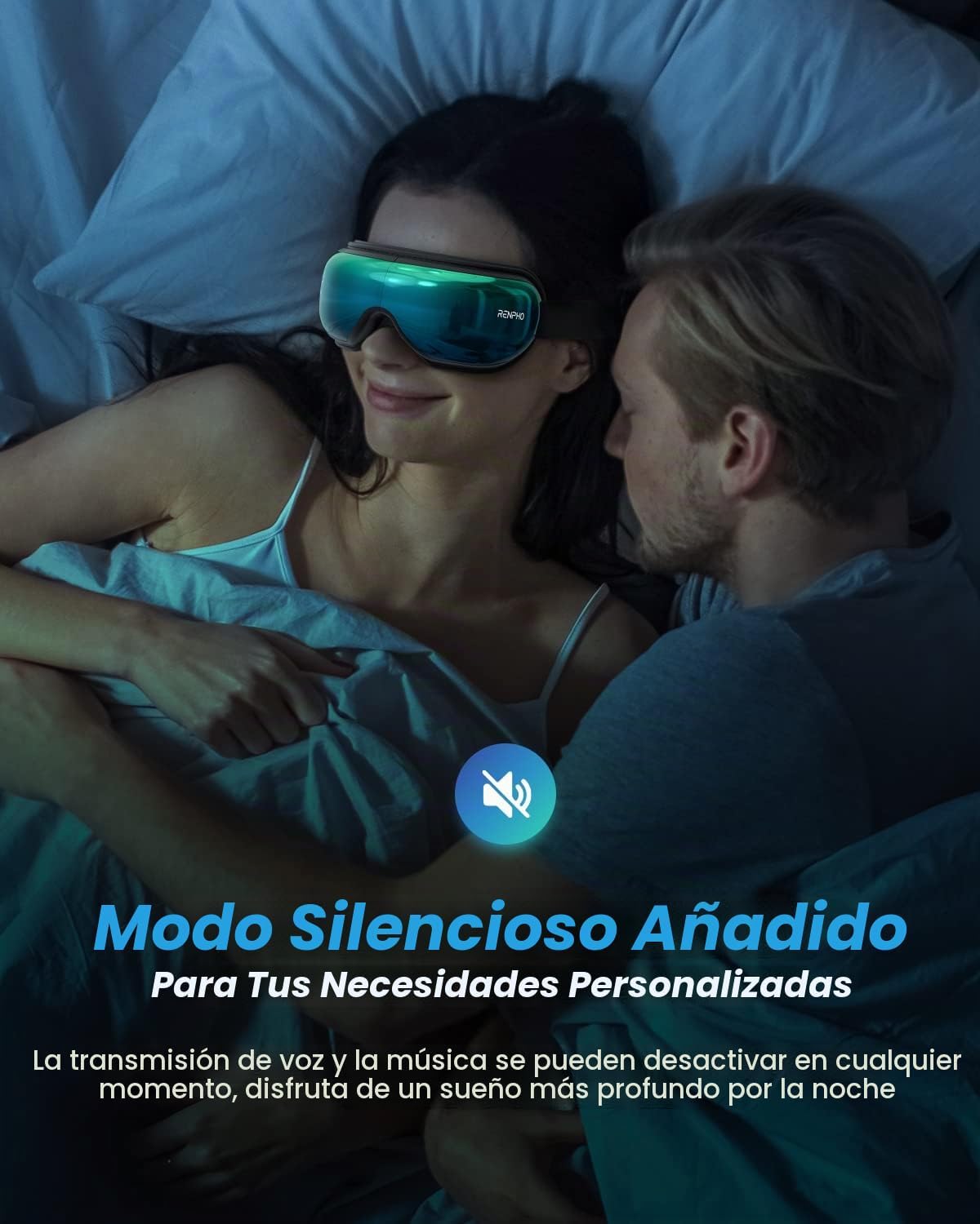 RENPHO Masajeador de ojos con calor, regalos de cumpleaños para muj...