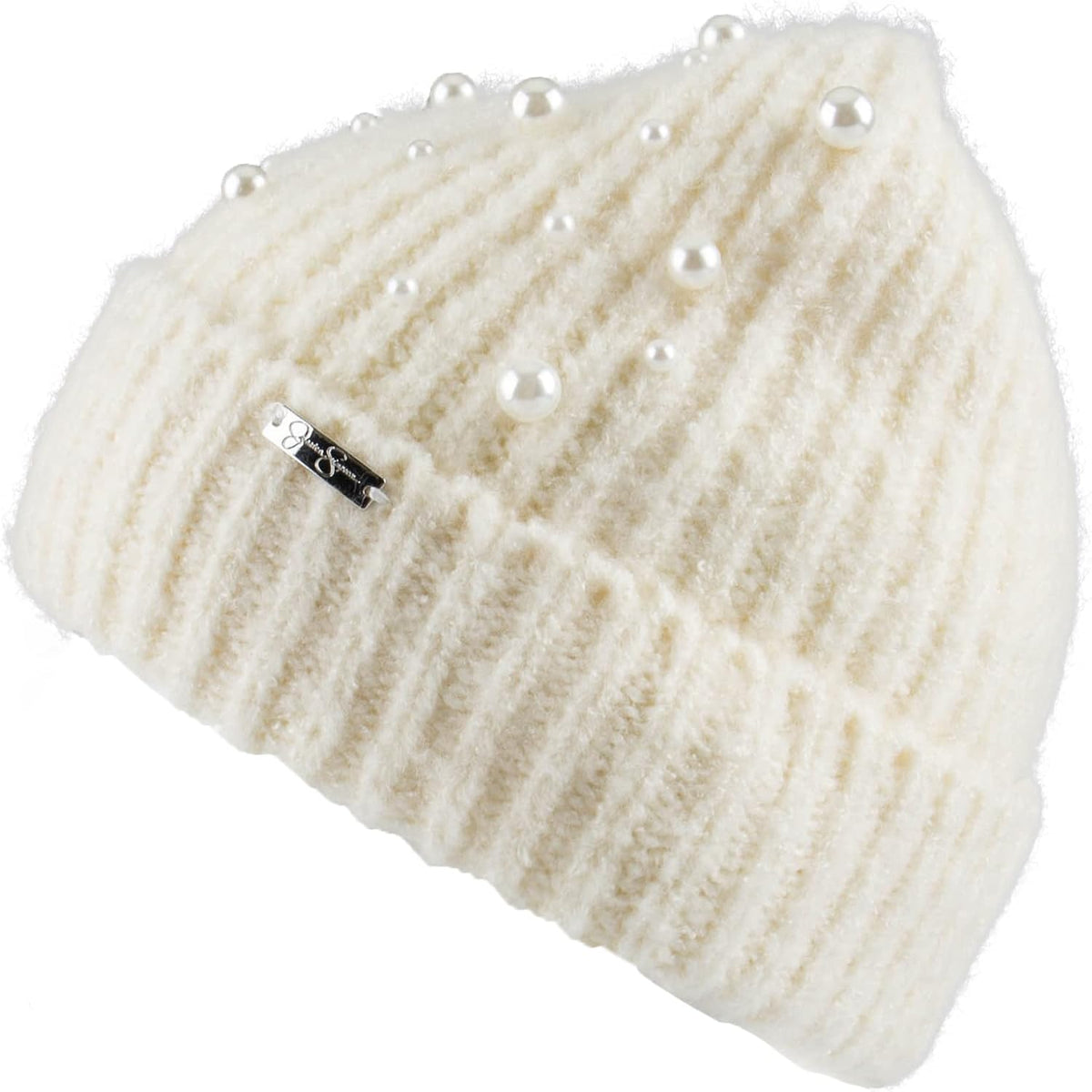 Jessica Simpson Gorro de punto cálido y acogedor para mujer