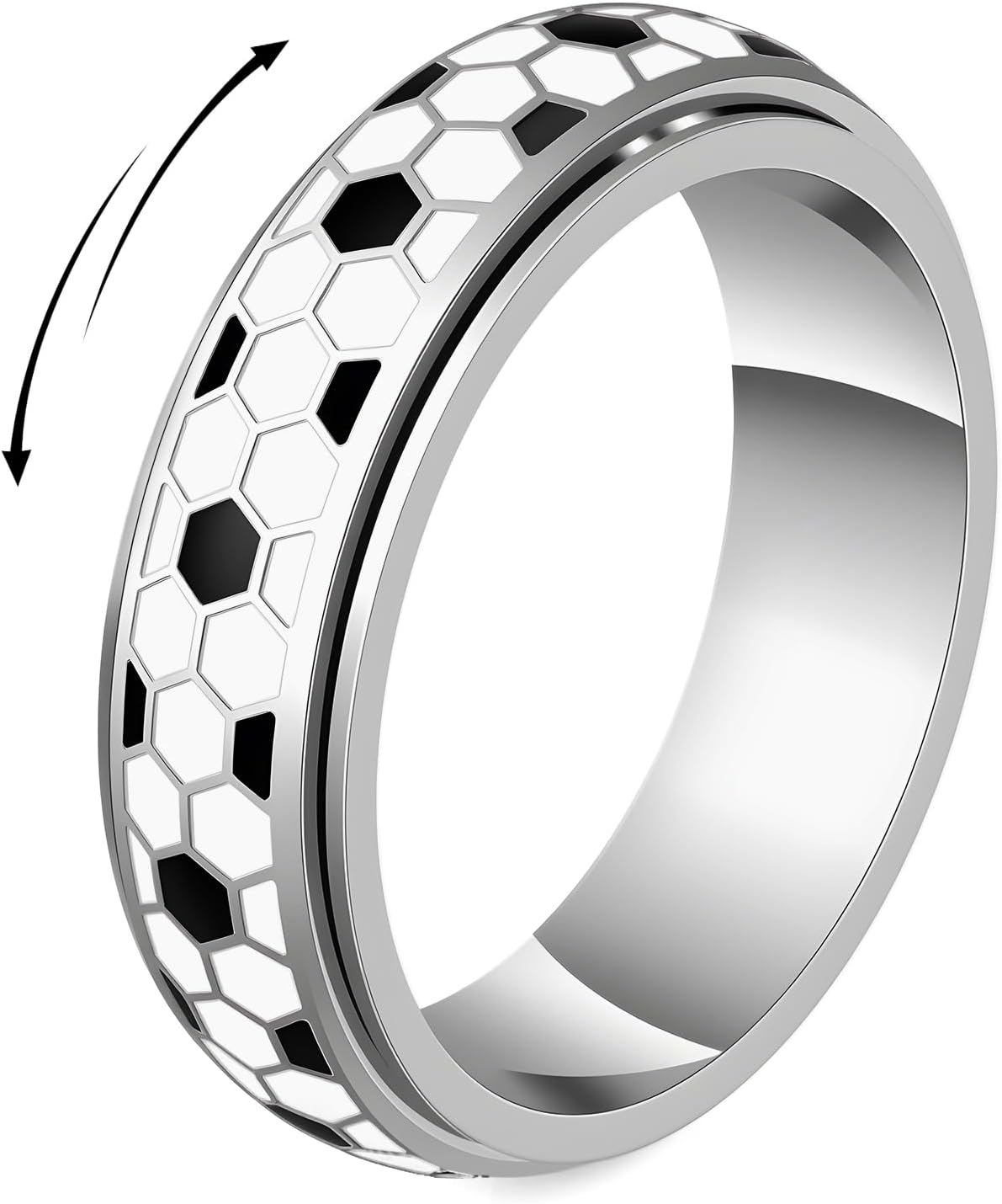 SYDNFZY Anillo de fútbol para adultos \u2013 Anillo giratorio de ac...