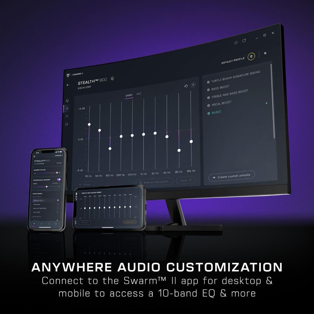 Turtle Beach Stealth 600 Auriculares inalámbricos multiplataforma a...