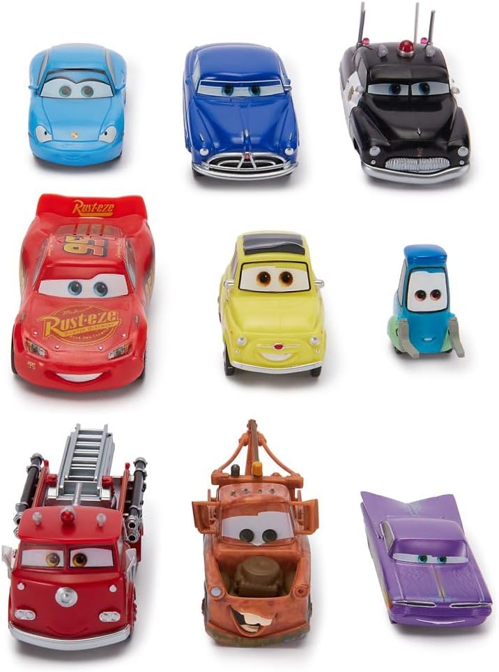 Disney Store Juego de figuras oficiales de Cars \u2013 9 figuras de...