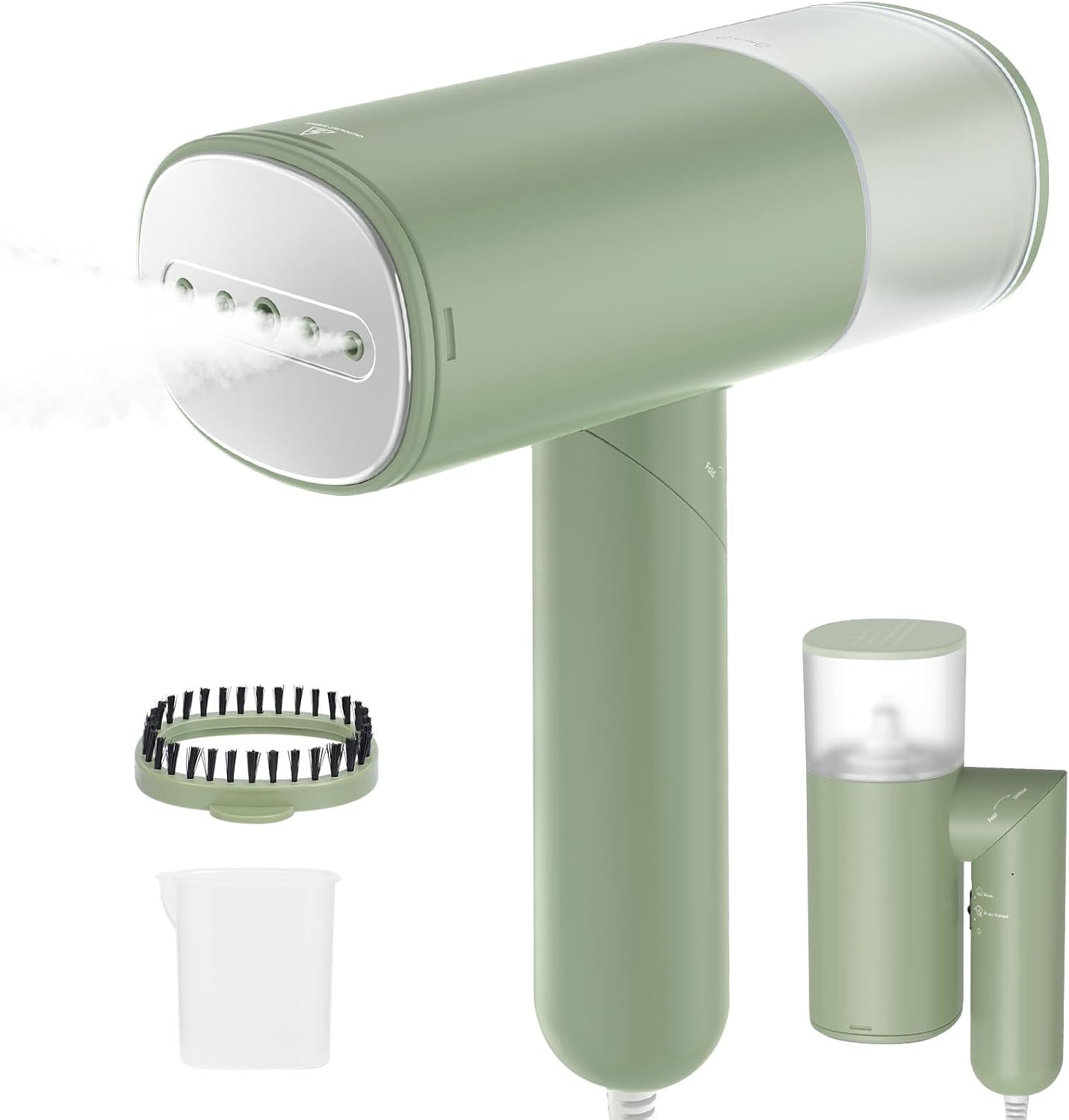 Vaporizador de mano para ropa, vaporizador de viaje plegable de 120...