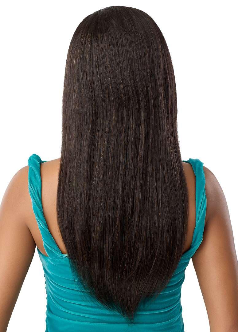 Outre EverRoot Media Peluca de Cabello Humano - Yaki Liso 22" (...