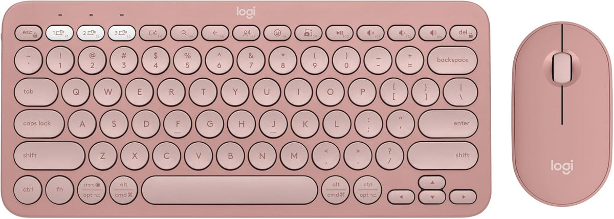 Logitech Pebble 2 Combo de teclado y mouse inalámbricos silenciosos...