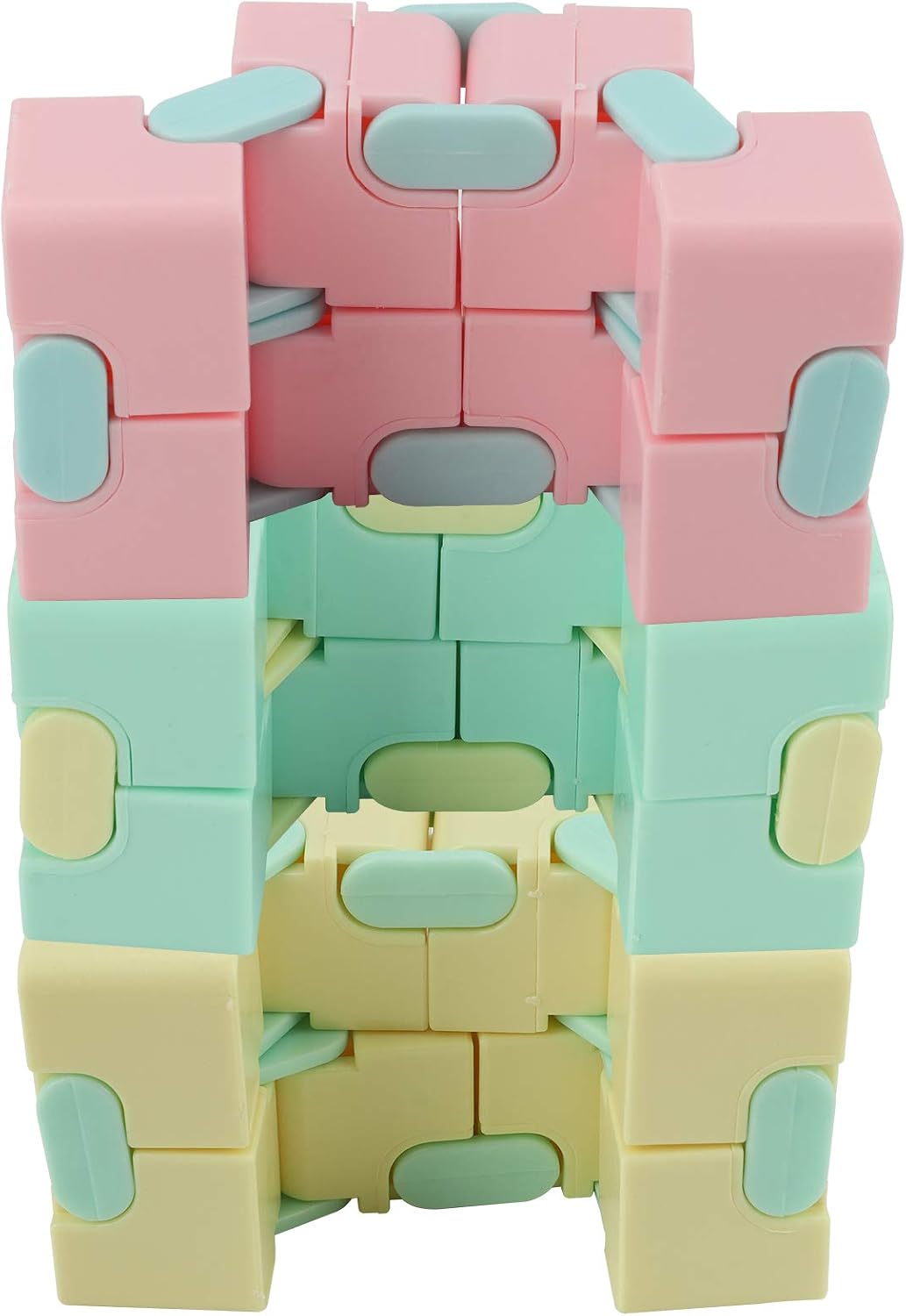 3pcs plástico cubo infinito mate descompresión juguete para adultos...