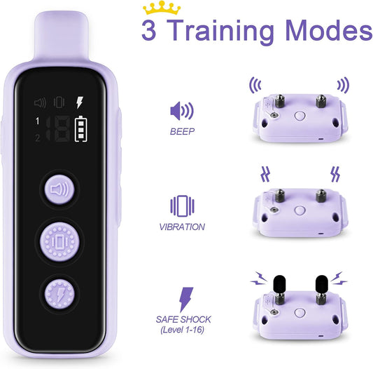 Bousnic Collar de entrenamiento para perros con descarga eléctrica...