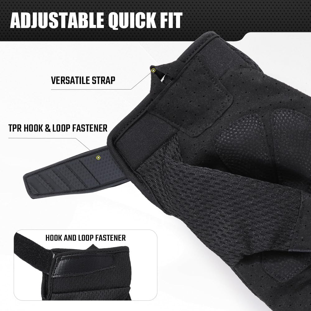 WTACTFUL Guantes tácticos transpirables con pantalla táctil para ho...