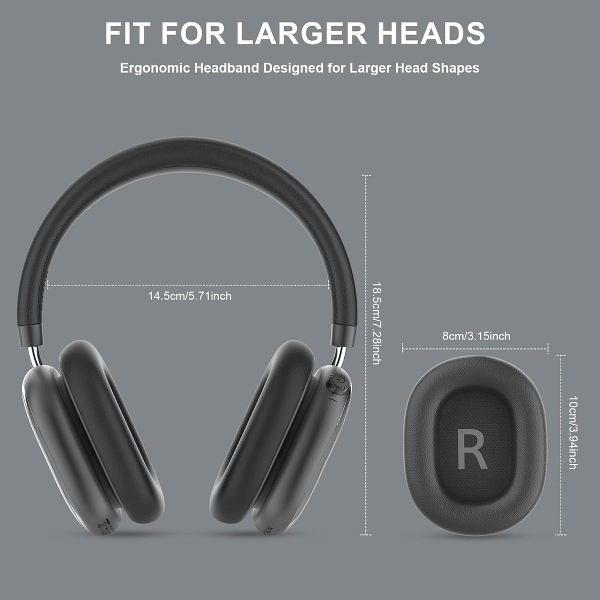 FOFUN NC95 - Auriculares híbridos con cancelación activa de ruido c...