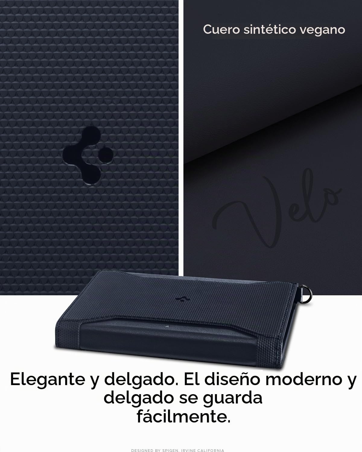 Spigen Life para pasaporte Funda para tarjeta con tecnología de blo...
